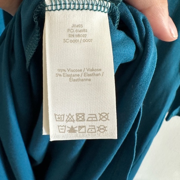 NWT Boden Abigail Teal Long Sleeve Lined Sheath Dress size 10 - Picture 7 of 8